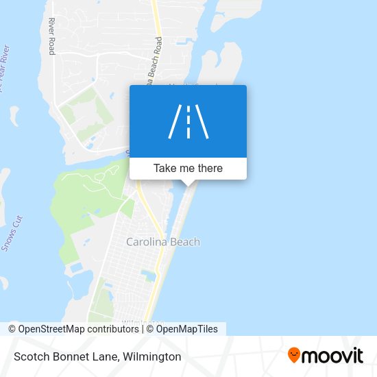 Scotch Bonnet Lane map