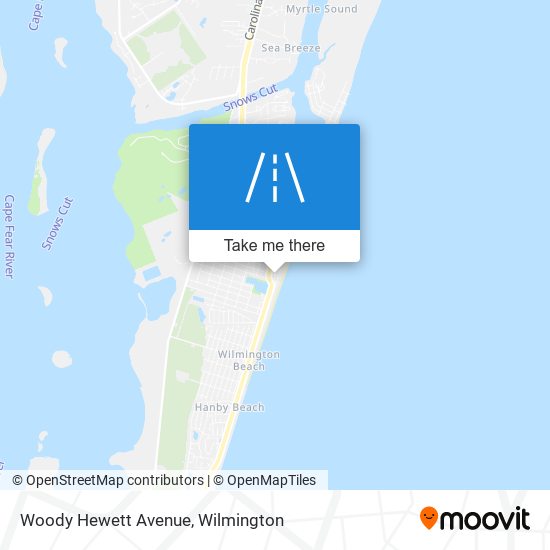 Mapa de Woody Hewett Avenue