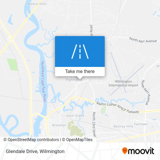 Mapa de Glendale Drive