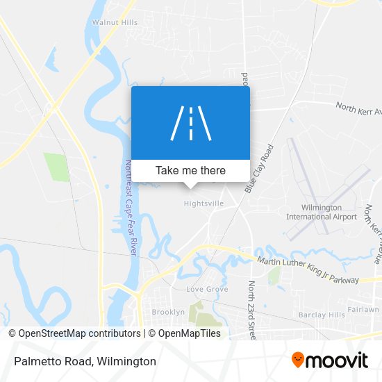 Mapa de Palmetto Road