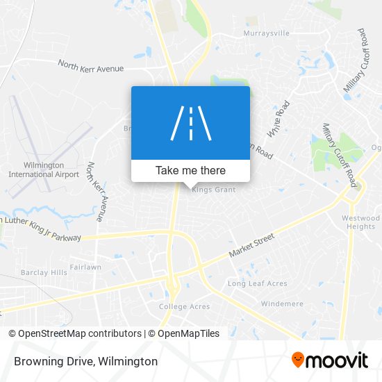 Browning Drive map