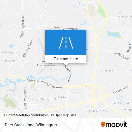 Deer Creek Lane map