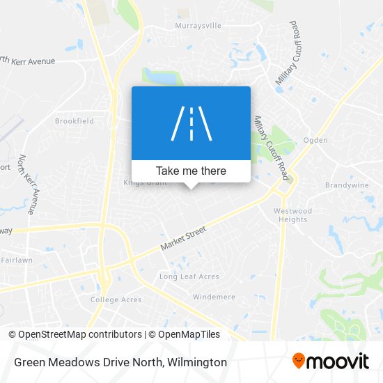 Green Meadows Drive North map