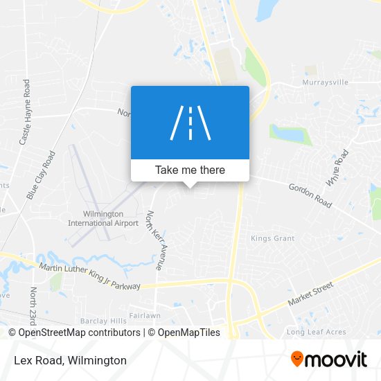 Mapa de Lex Road