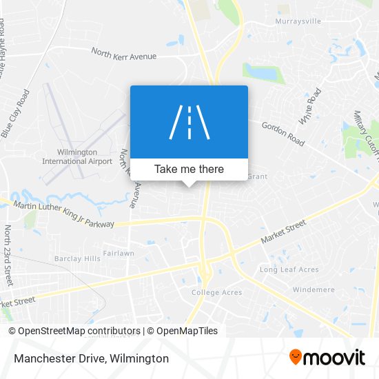 Manchester Drive map