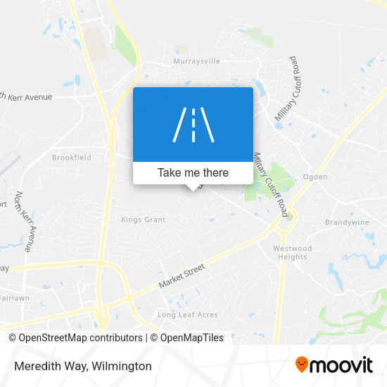 Meredith Way map