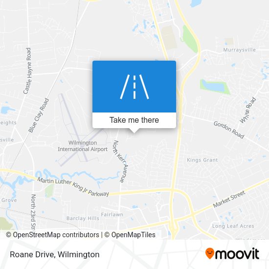 Mapa de Roane Drive