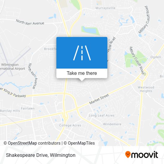 Shakespeare Drive map