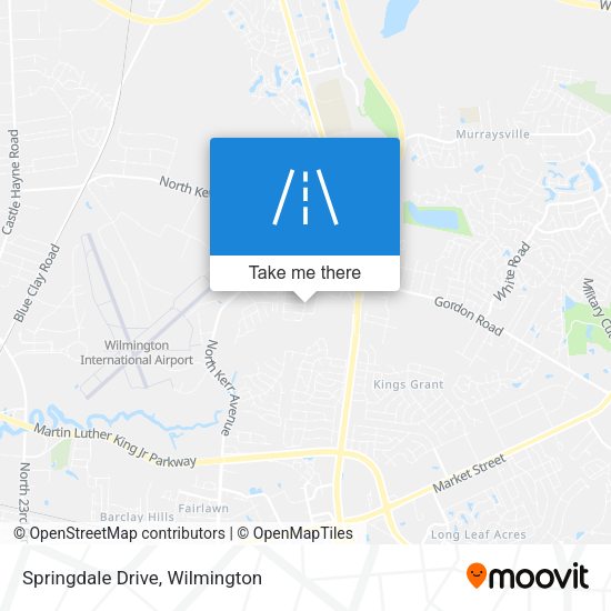 Springdale Drive map