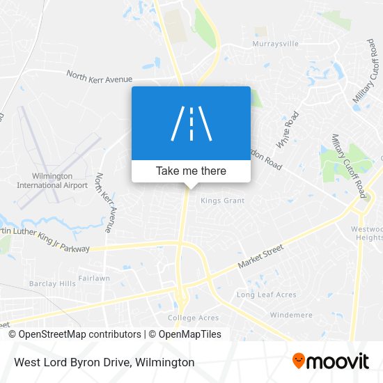 West Lord Byron Drive map