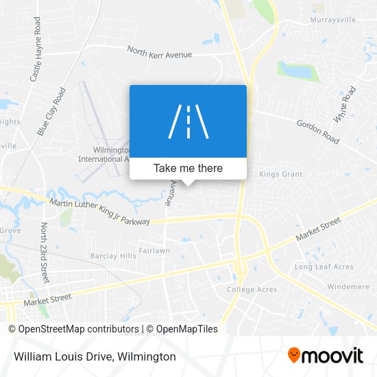 William Louis Drive map