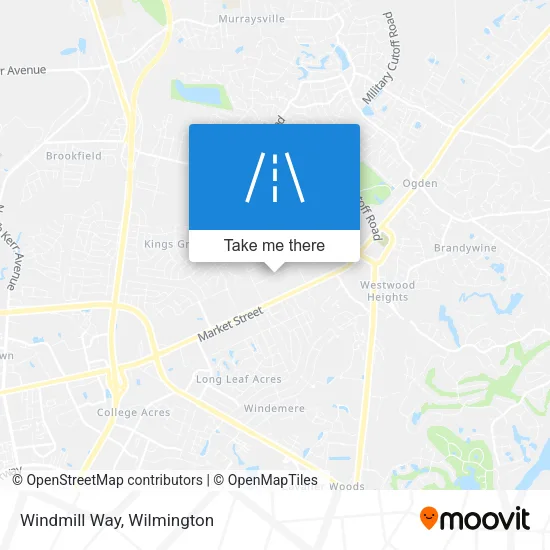 Windmill Way map