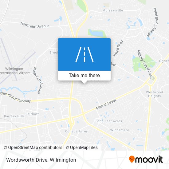 Wordsworth Drive map