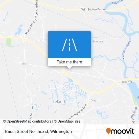Basin Street Northeast map