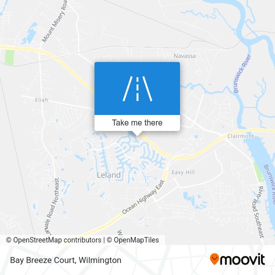 Mapa de Bay Breeze Court