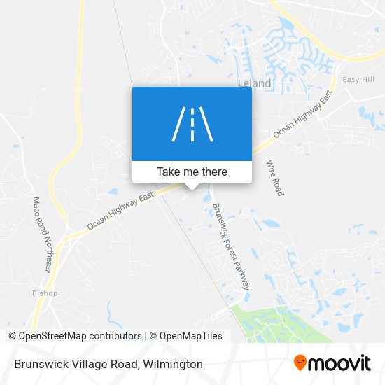 Brunswick Village Road map