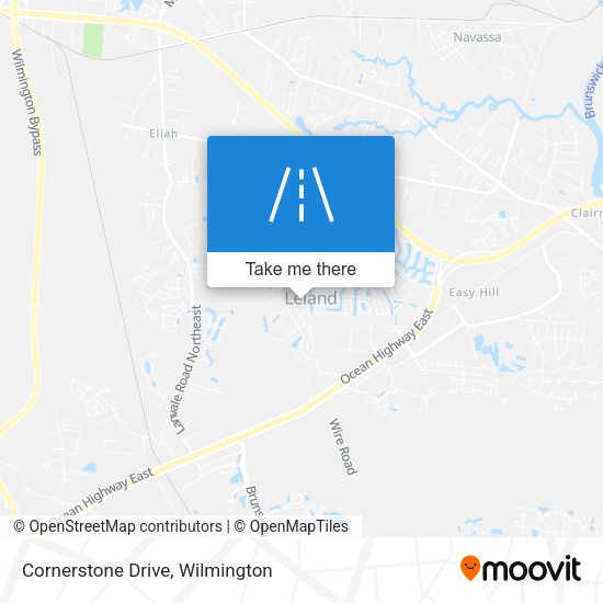Mapa de Cornerstone Drive