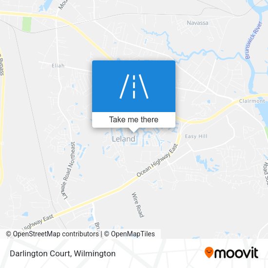 Darlington Court map