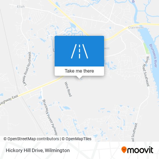 Hickory Hill Drive map