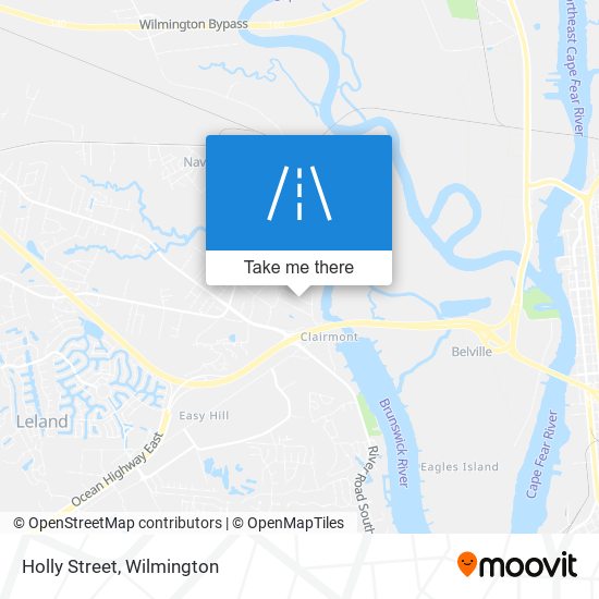 Holly Street map