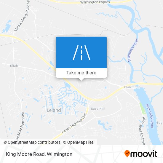 King Moore Road map