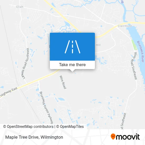 Maple Tree Drive map