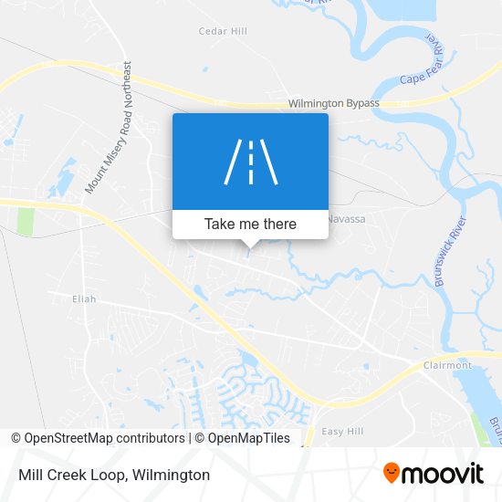 Mapa de Mill Creek Loop