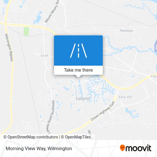 Morning View Way map