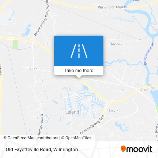 Mapa de Old Fayetteville Road