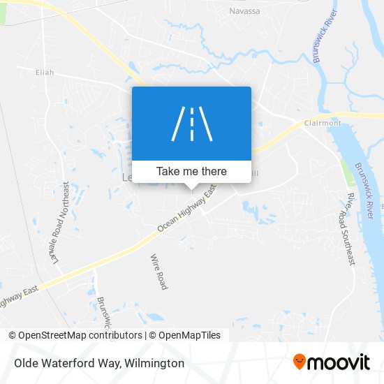 Mapa de Olde Waterford Way