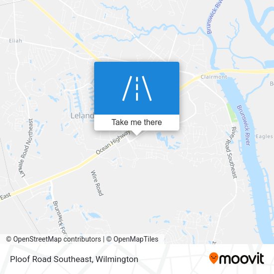 Ploof Road Southeast map