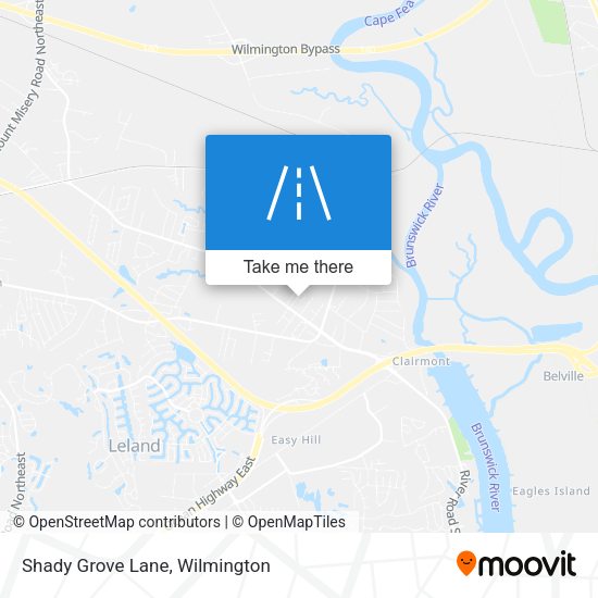 Mapa de Shady Grove Lane