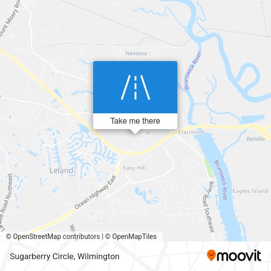 Sugarberry Circle map