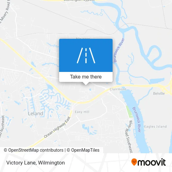 Victory Lane map