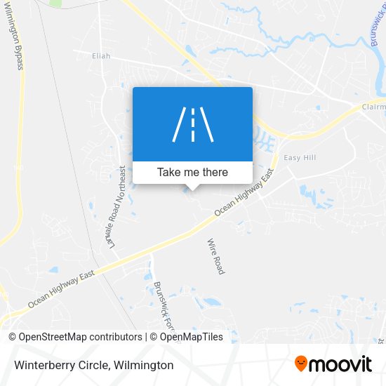 Mapa de Winterberry Circle
