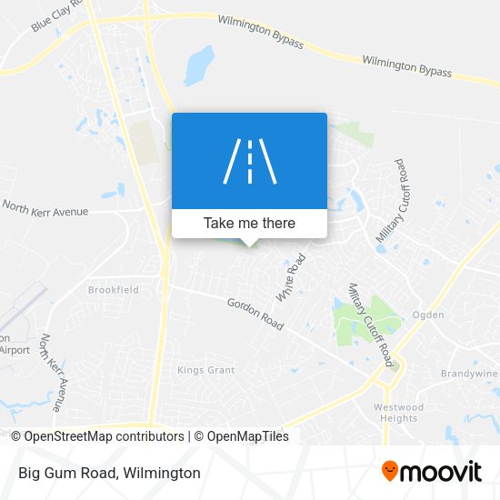 Mapa de Big Gum Road