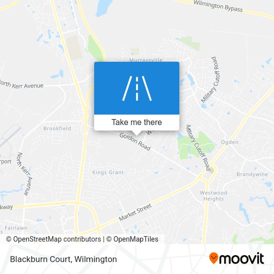 Blackburn Court map