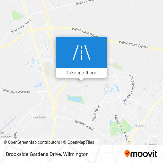 Mapa de Brookside Gardens Drive