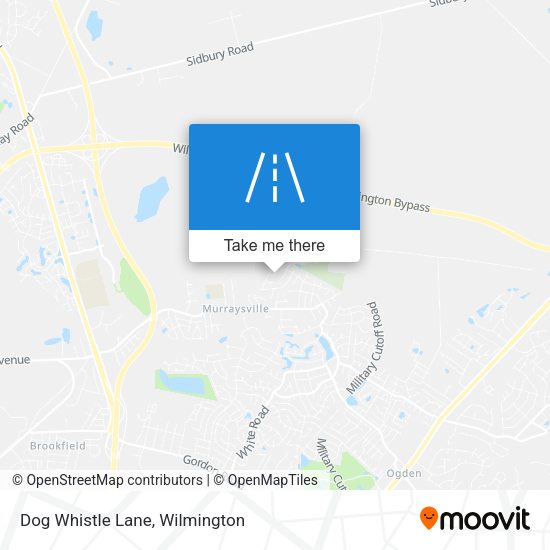 Dog Whistle Lane map
