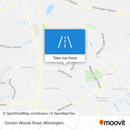 Mapa de Gordon Woods Road