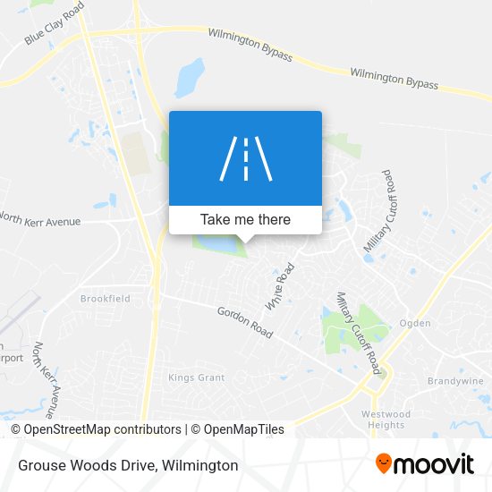 Grouse Woods Drive map