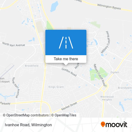 Mapa de Ivanhoe Road