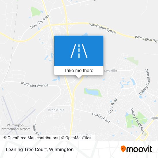 Leaning Tree Court map