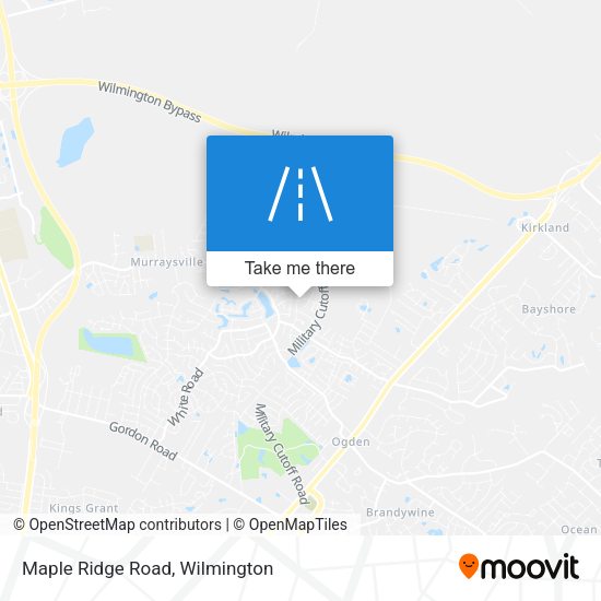 Maple Ridge Road map