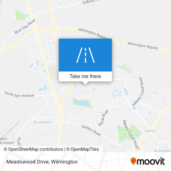 Mapa de Meadowood Drive