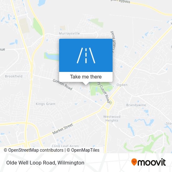 Olde Well Loop Road map