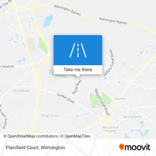 Plainfield Court map