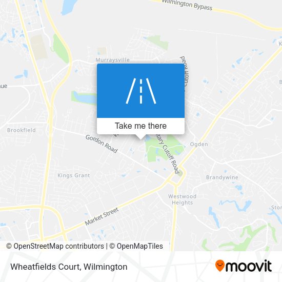 Mapa de Wheatfields Court