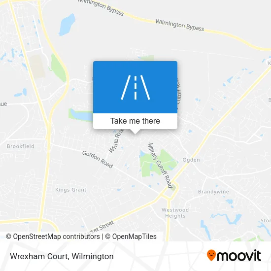 Wrexham Court map