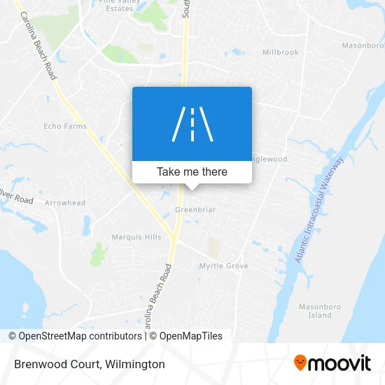 Brenwood Court map